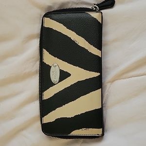 Coach Zebra Print Wallet